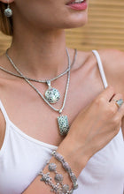 Load image into Gallery viewer, WEDA Floral filigree Rectangular stationed bracelet
