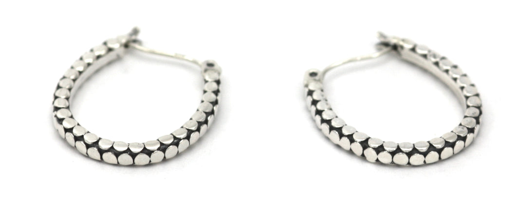 SOHO Horse Shoe Dot Wrap Earrings